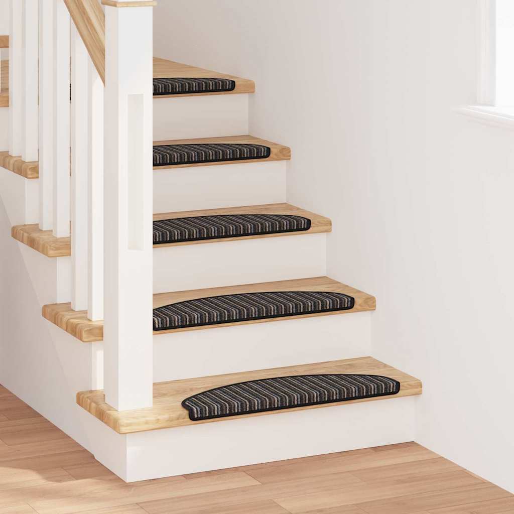 Selbstklebende Treppenschoner 15 pcs Anthrazit 56 x 17 x 3 cm