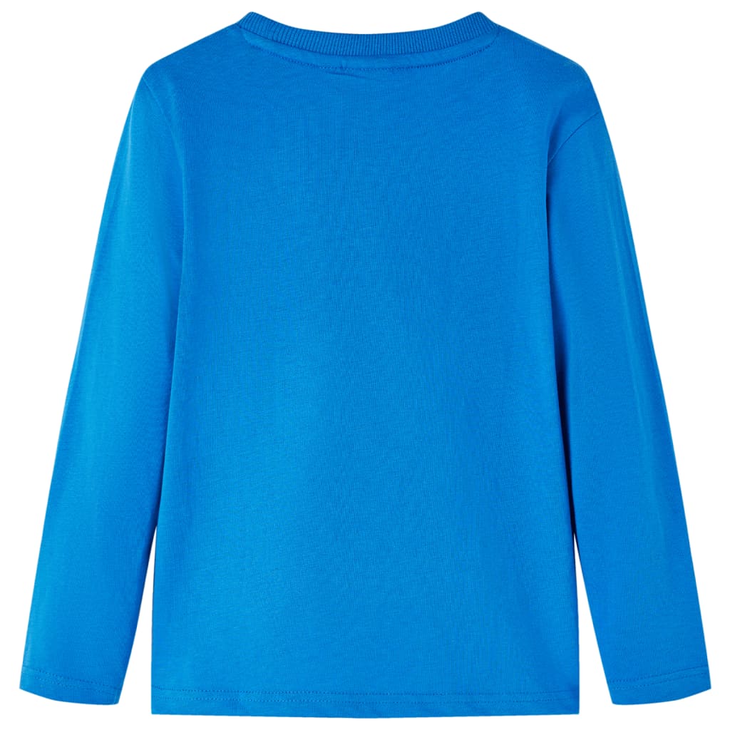 Kinder-Langarmshirt Dunkelrot 140