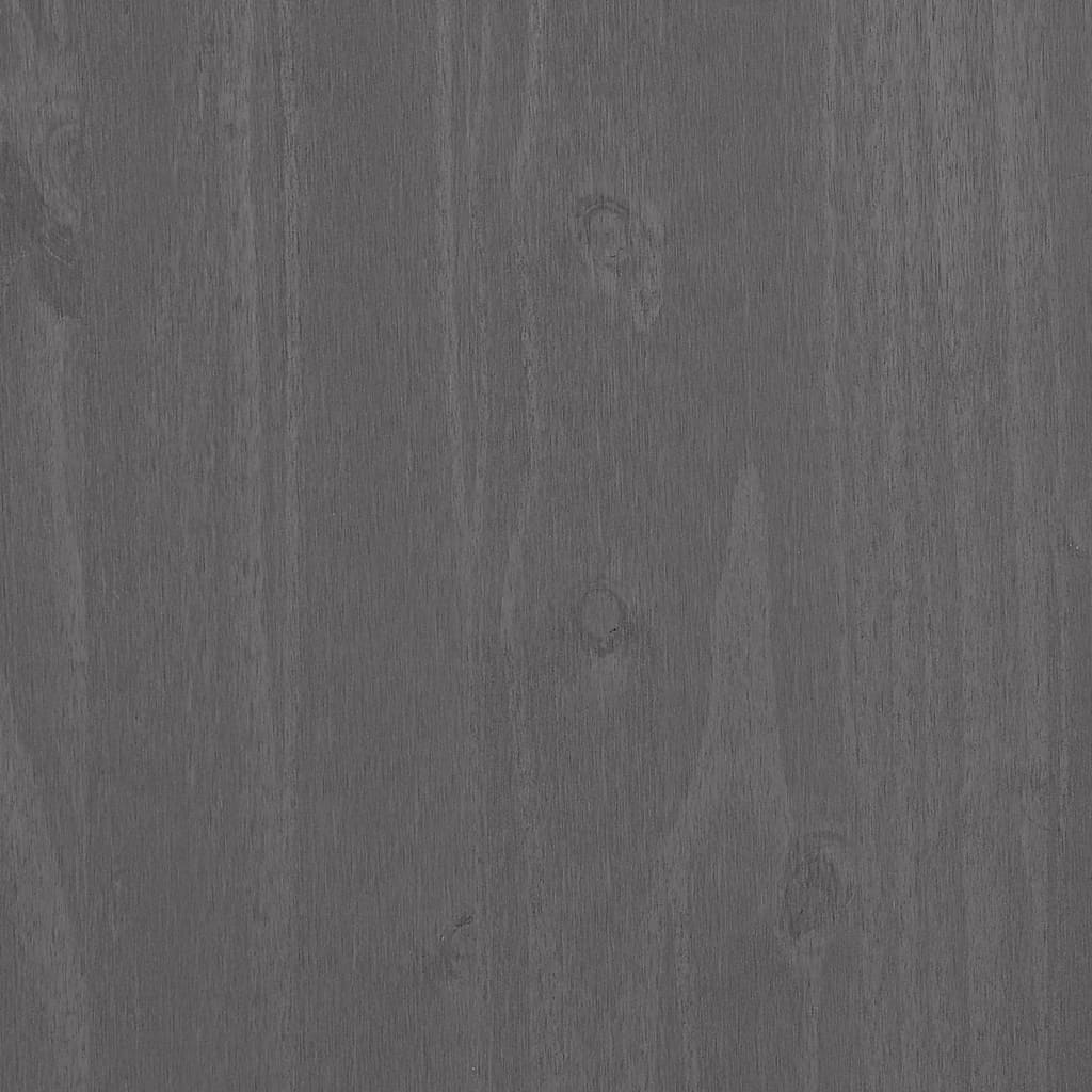 CD-Schrank HAMAR Honigbraun 45x18x100 cm Massivholz Kiefer