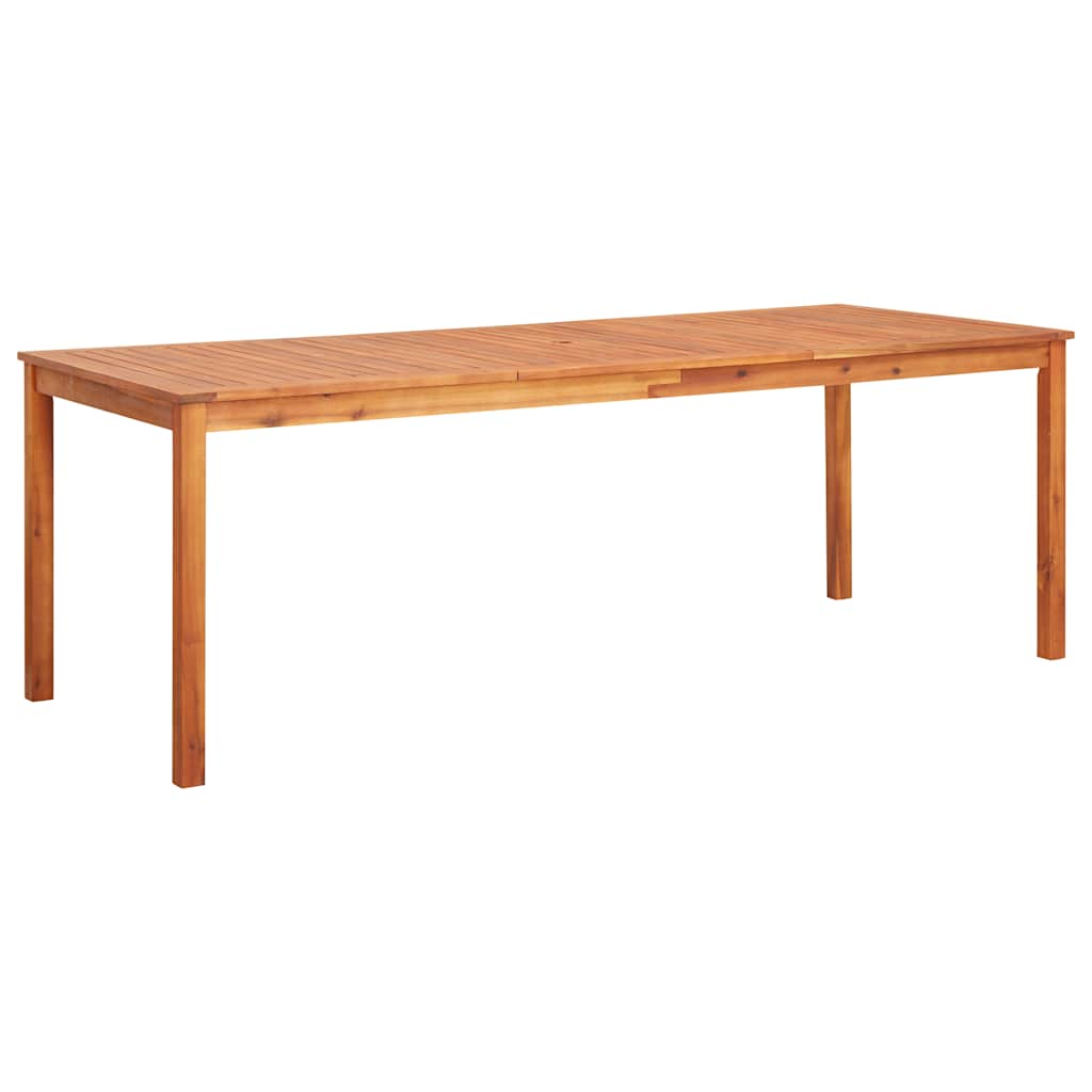 Gartentisch 150x90x74 cm Massivholz Akazie