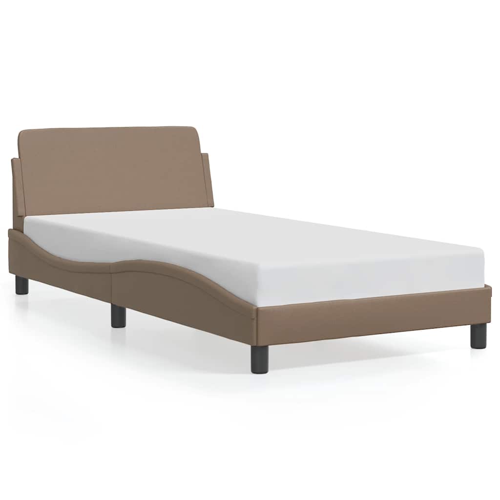 Bettgestell "Dover" Schwarz 80x200 cm Kunstleder