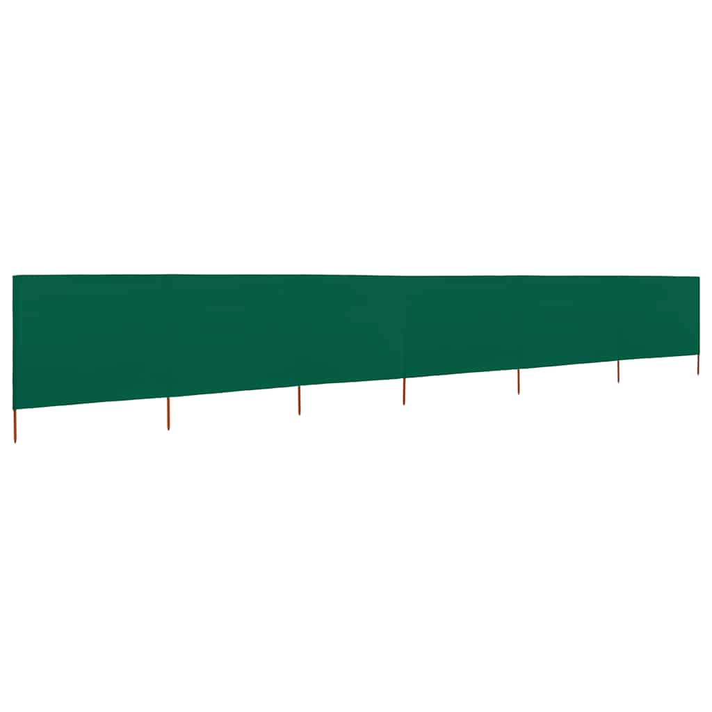 3-teiliges Windschutzgewebe 400 x 120 cm Weiß