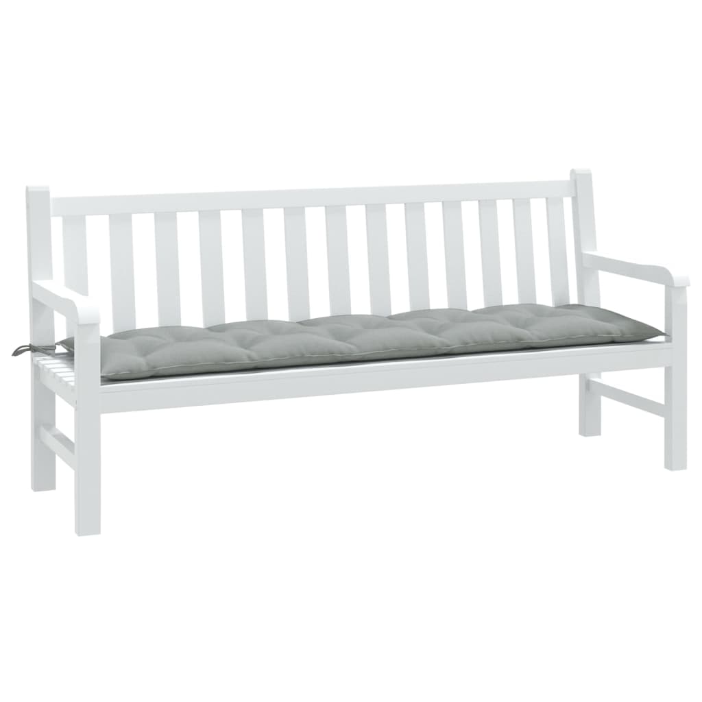 Gartenbank-Auflage Melange Anthrazit 100x50x7 cm Stoff