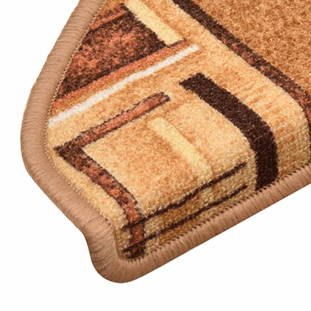 Stufenmatten Selbstklebend 5 Stk. 65x21x4 cm Rot