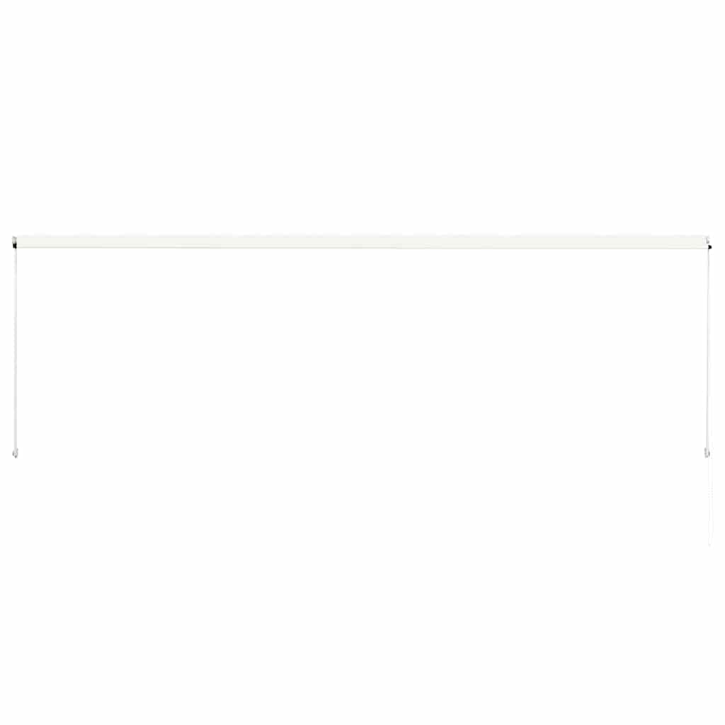 Einziehbare Markise 150×150 cm Blau und Weiß