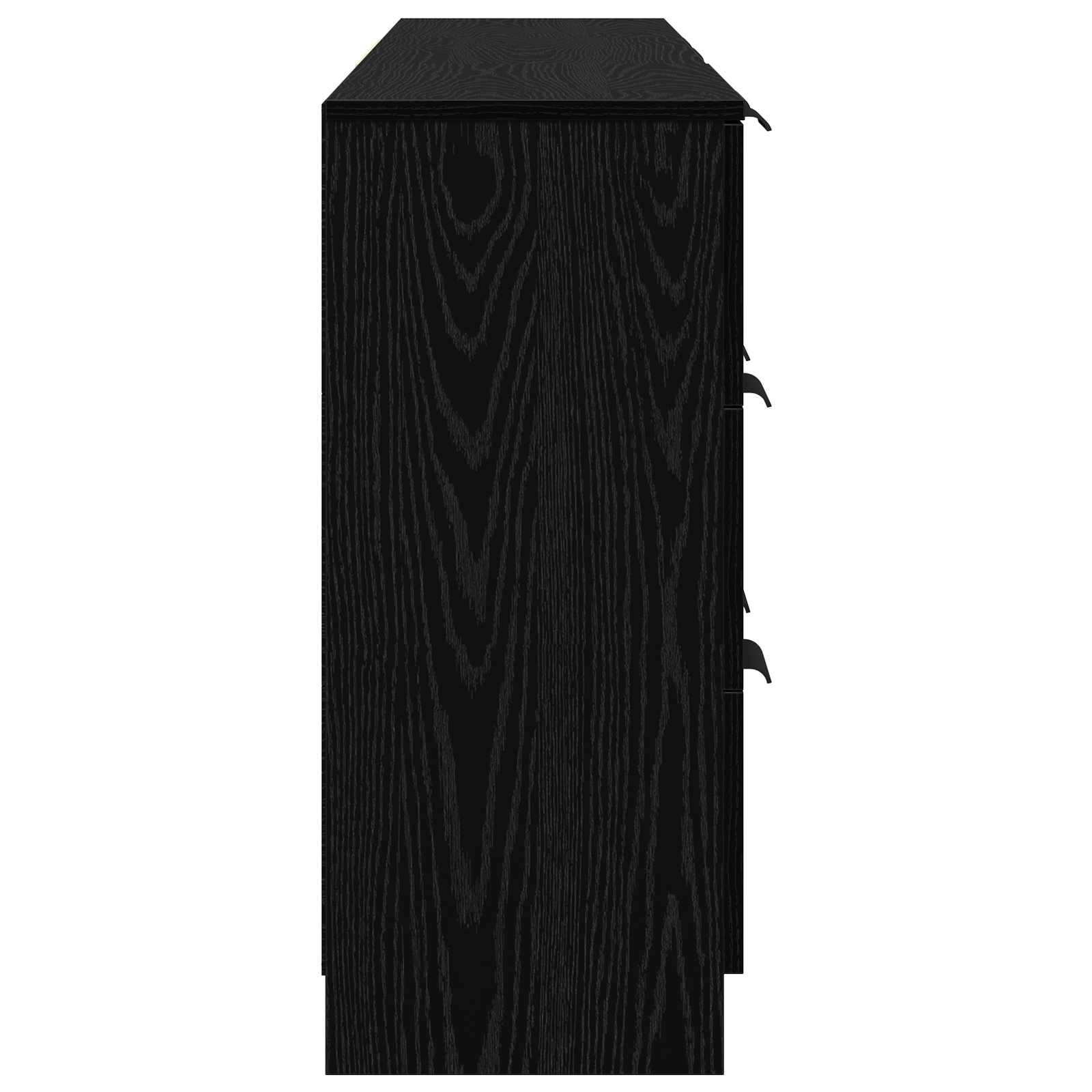 3-tlg. Sideboards Weiß Holzwerkstoff