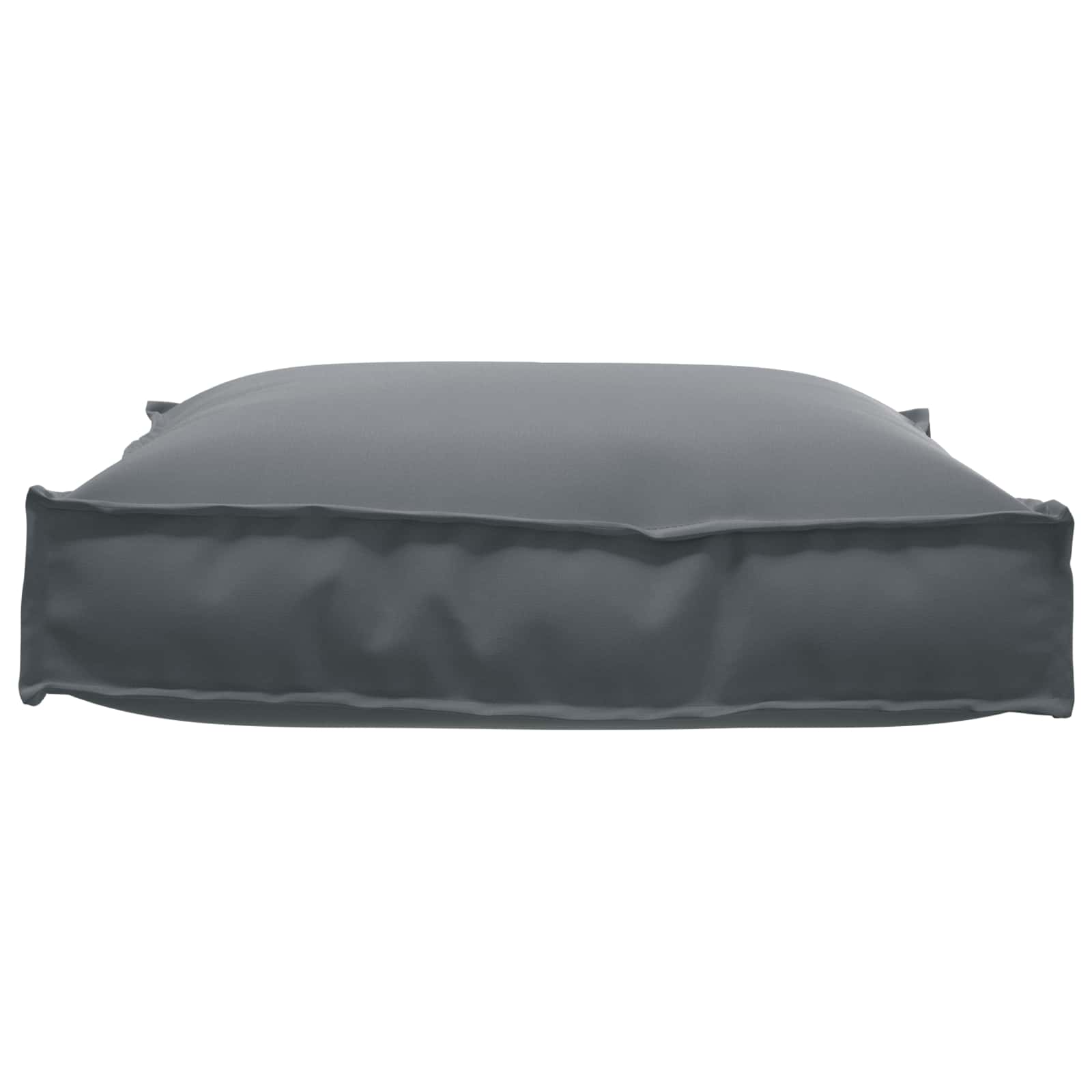 Kissen Anthrazit 70 x 70 x 12 cm Oxford-Stoff