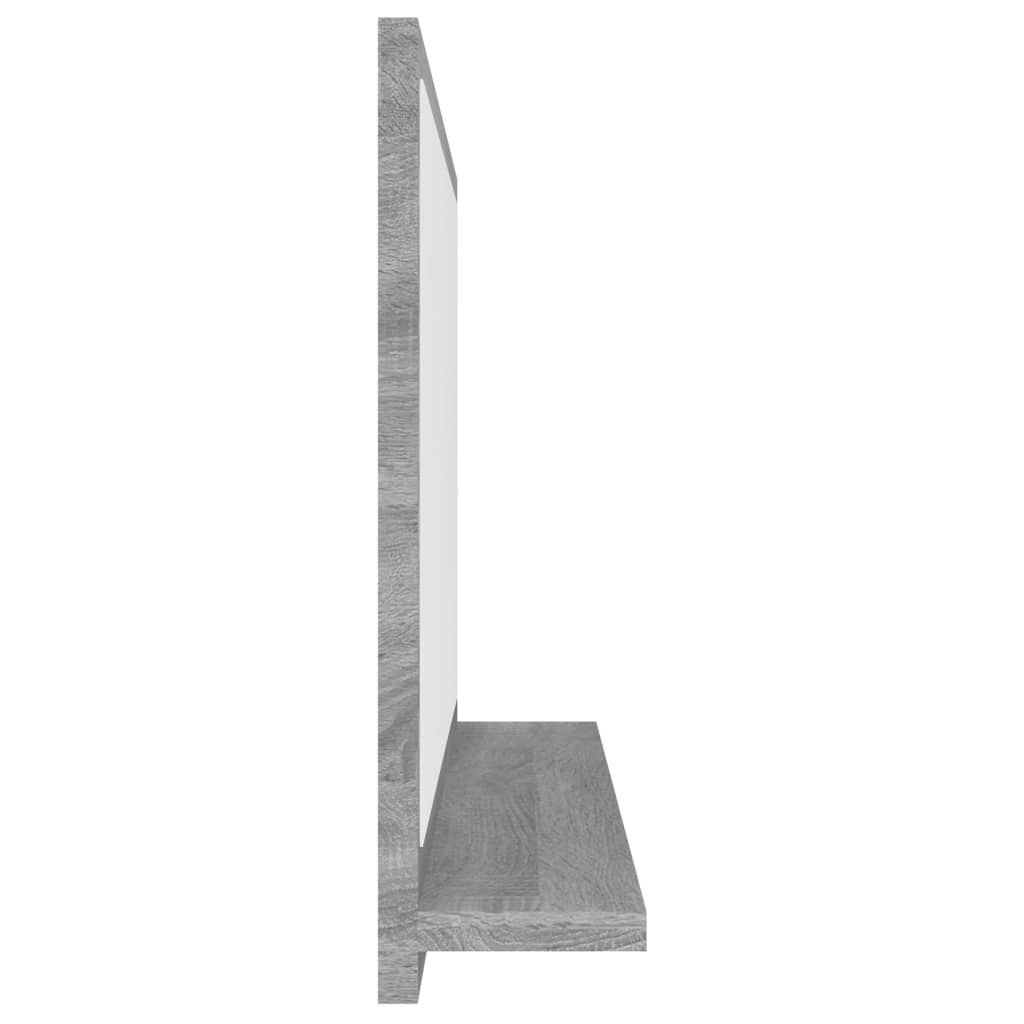 Badspiegel Weiß 40x10,5x37 cm Holzwerkstoff