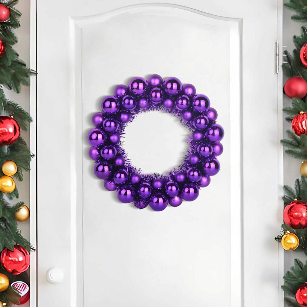 Weihnachtsballkränze 2 pcs Rot 33 x 33 x 7 cm Polystyrol