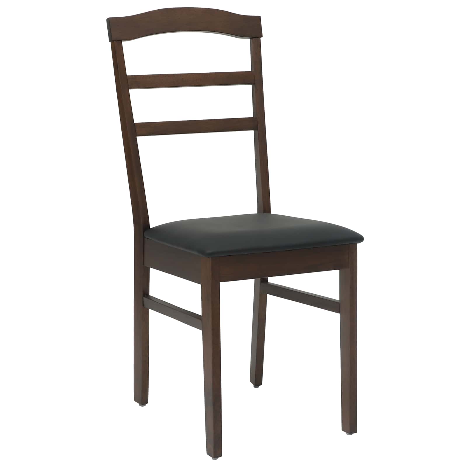 Esszimmerstuhl 2 pcs Hellbraun und hell Massives Gummiholz