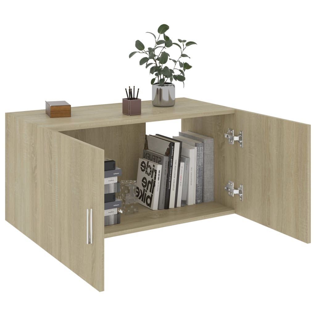 Wandschrank Weiß 80 x 39 x 40 cm Holzwerkstoff