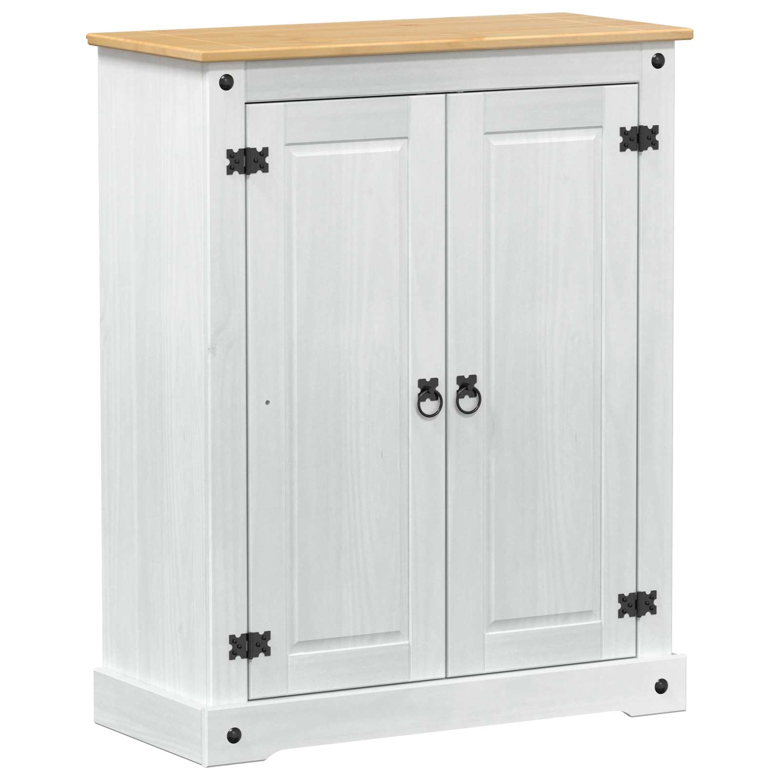 Schuhschrank Corona 86x38,5x108 cm Massivholz Kiefer
