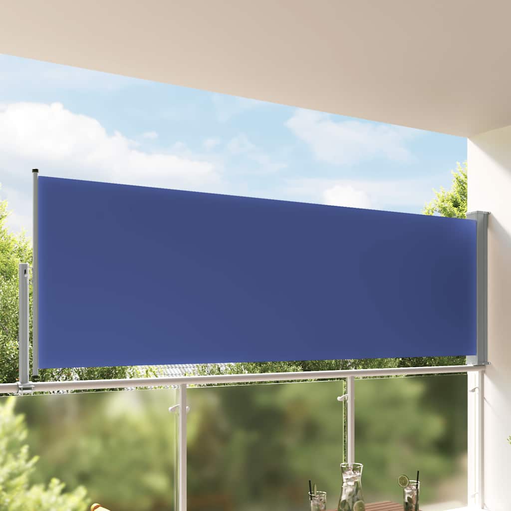 Seitenmarkise 60 x 300 cm 100% Polyester Eisen Stahl