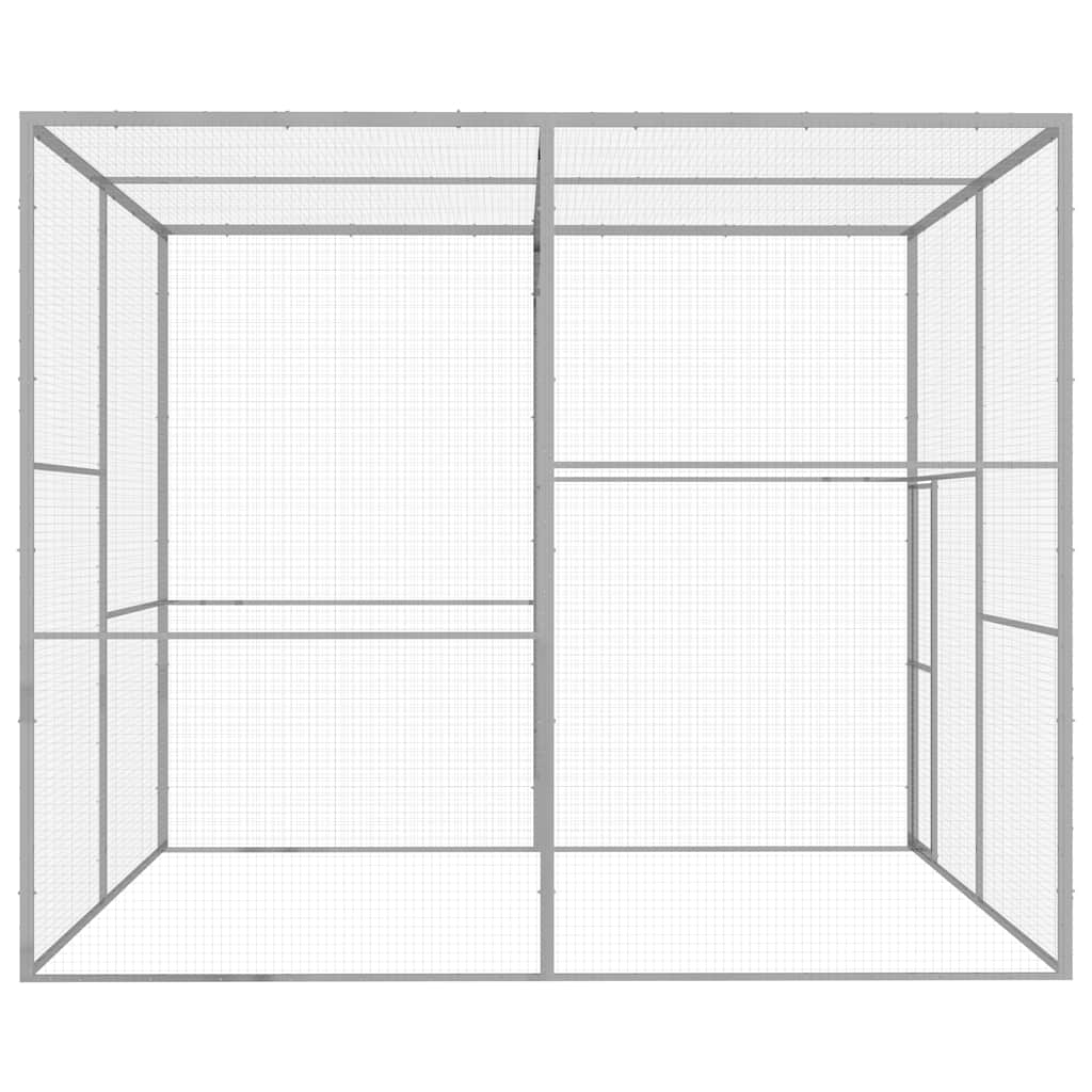Katzenkäfig 1,5x1,5x1,5 m Verzinkter Stahl