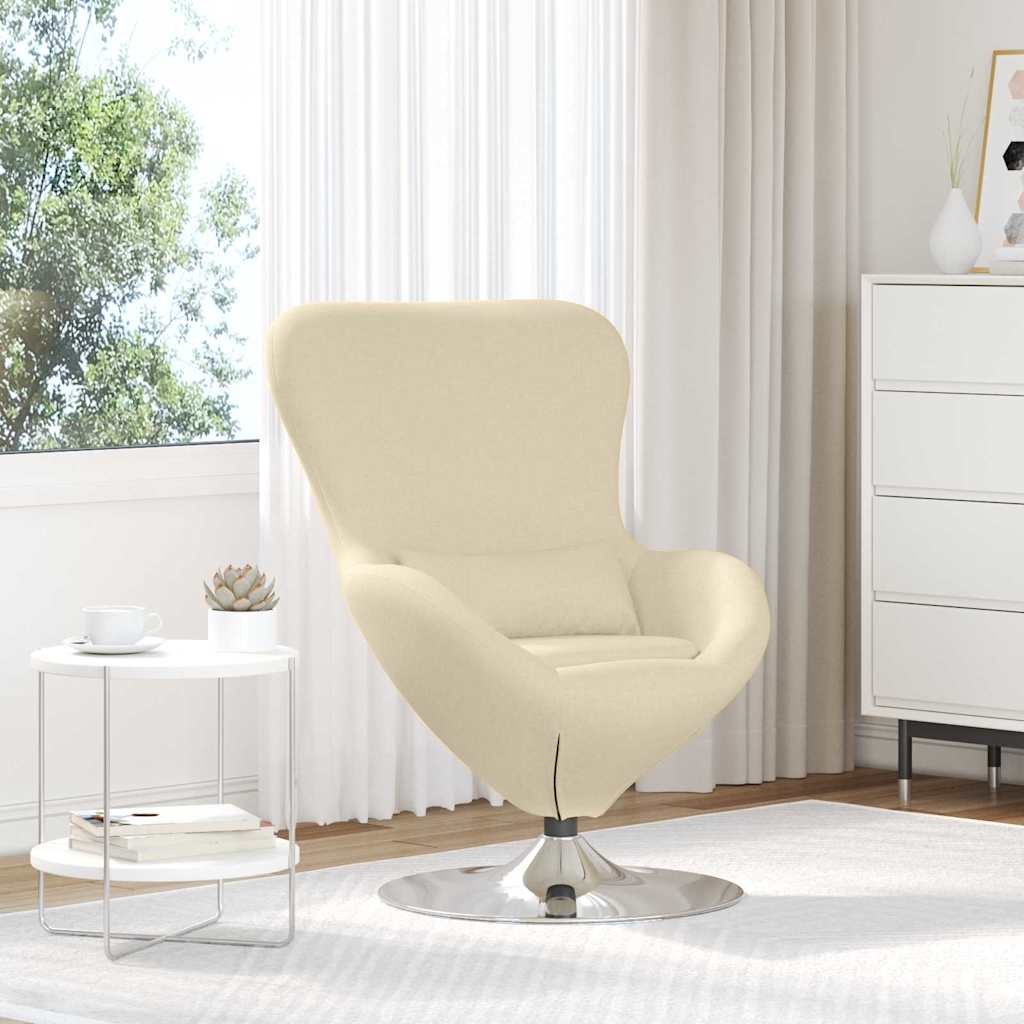 Eiersessel Hellgrau 63 x 73 x 90 cm Stoff