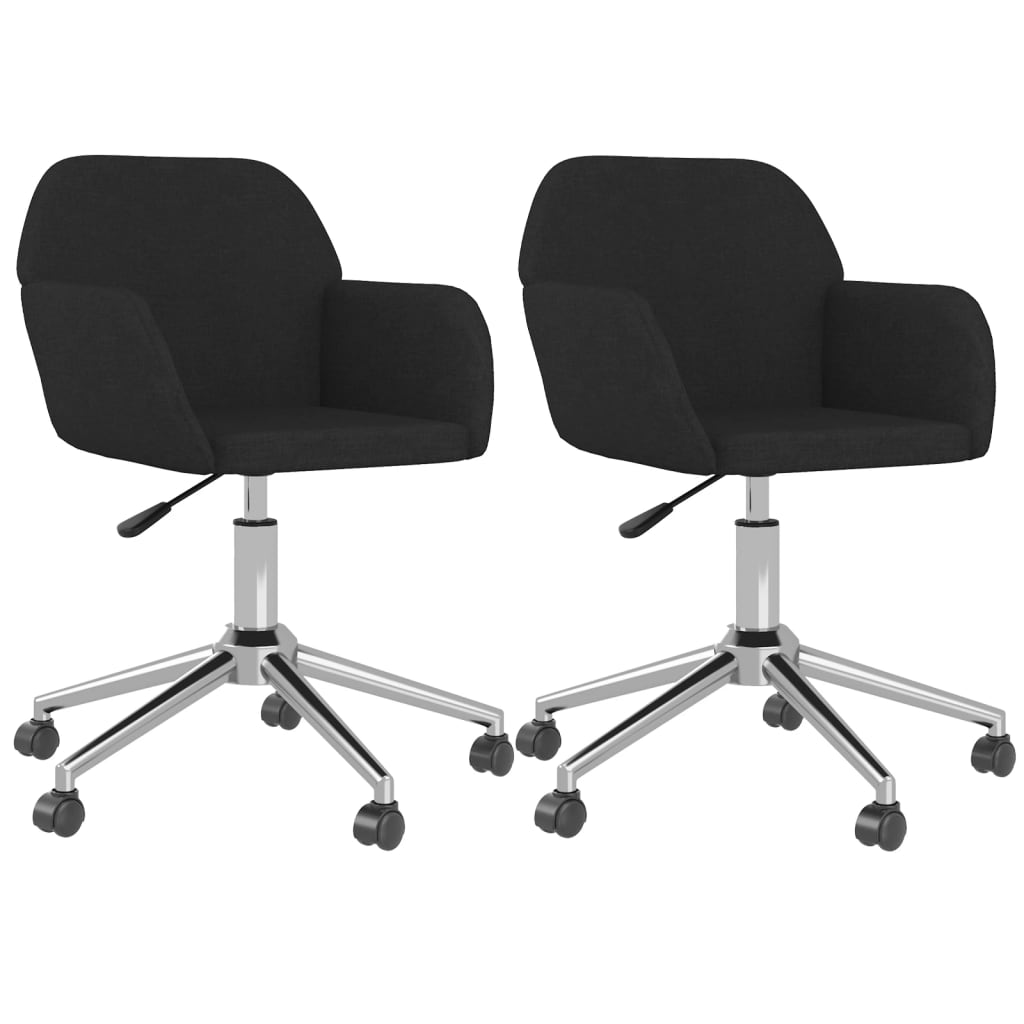 Esszimmerstühle 2 Stk. Drehbar Creme Stoff