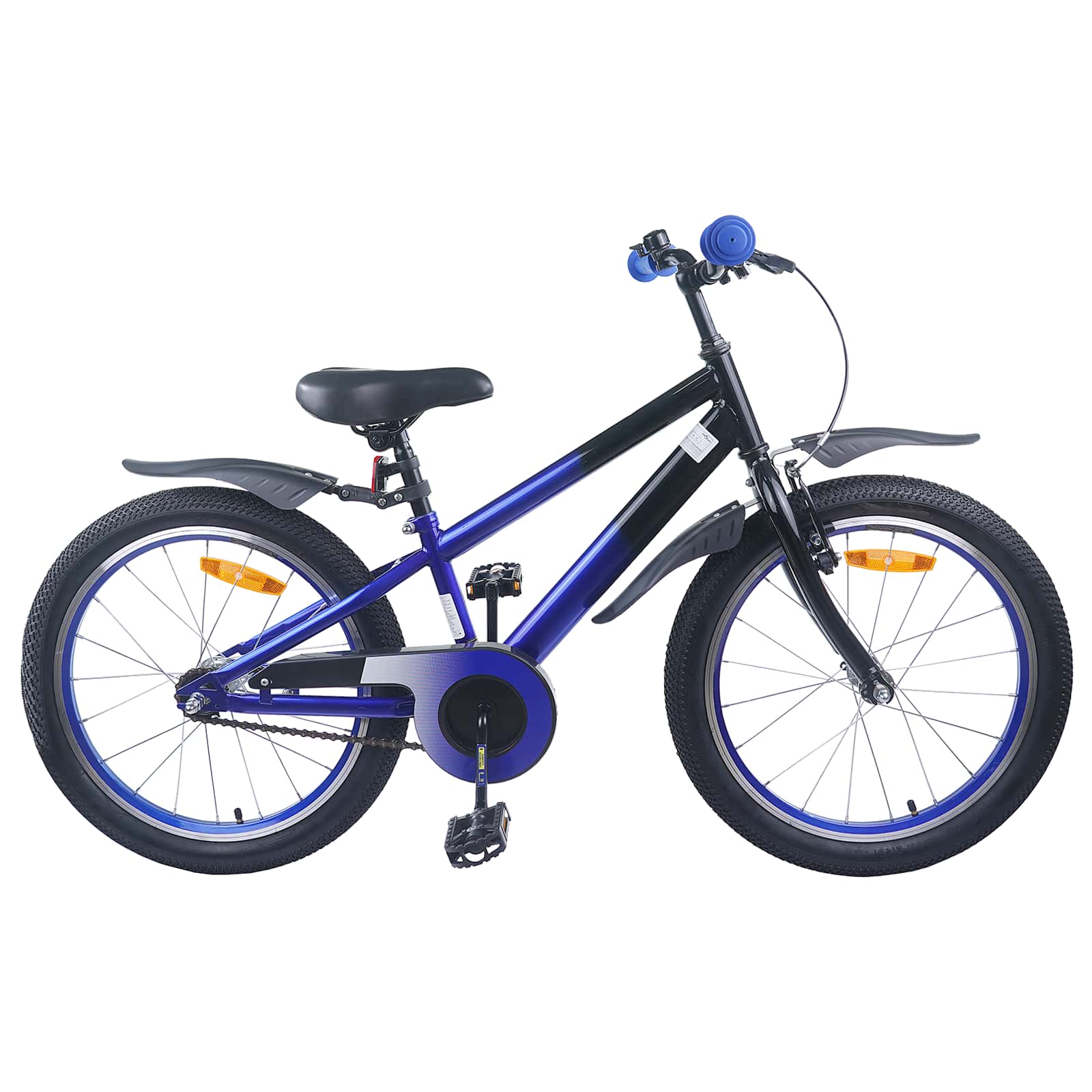 Kinderfahrrad 16 Zoll für 4-6 Jahre alt Grün Schwarz