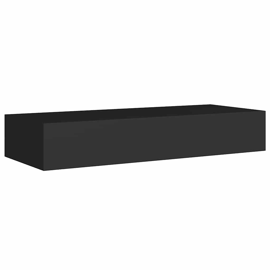 Wandregal mit Schublade Weiß 40x23,5x10 cm MDF