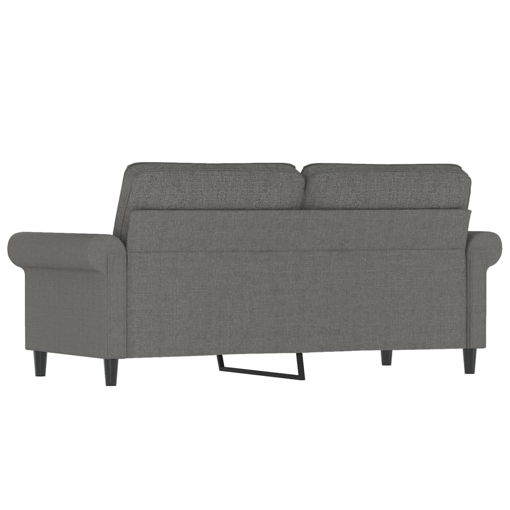 2-Sitzer-Sofa Hellgrau 120 cm Stoff