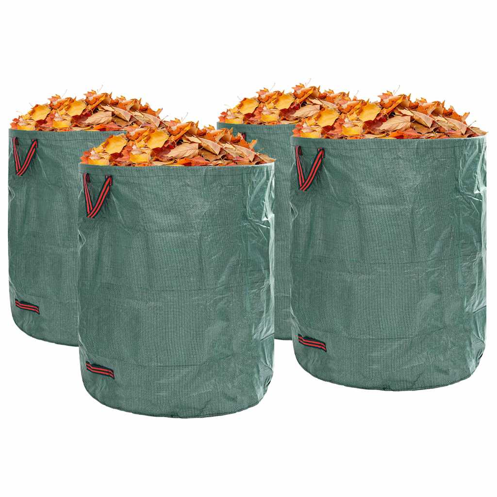 Gartenmüllsäcke 4 pcs Grün 66 x 66 x 83,5 cm Polypropylen