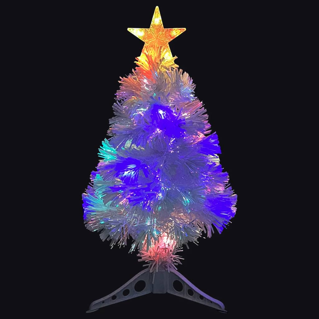 Vorbeleuchteter Weihnachtsbaum mit Ständer und LED 150 cm Glasfaser