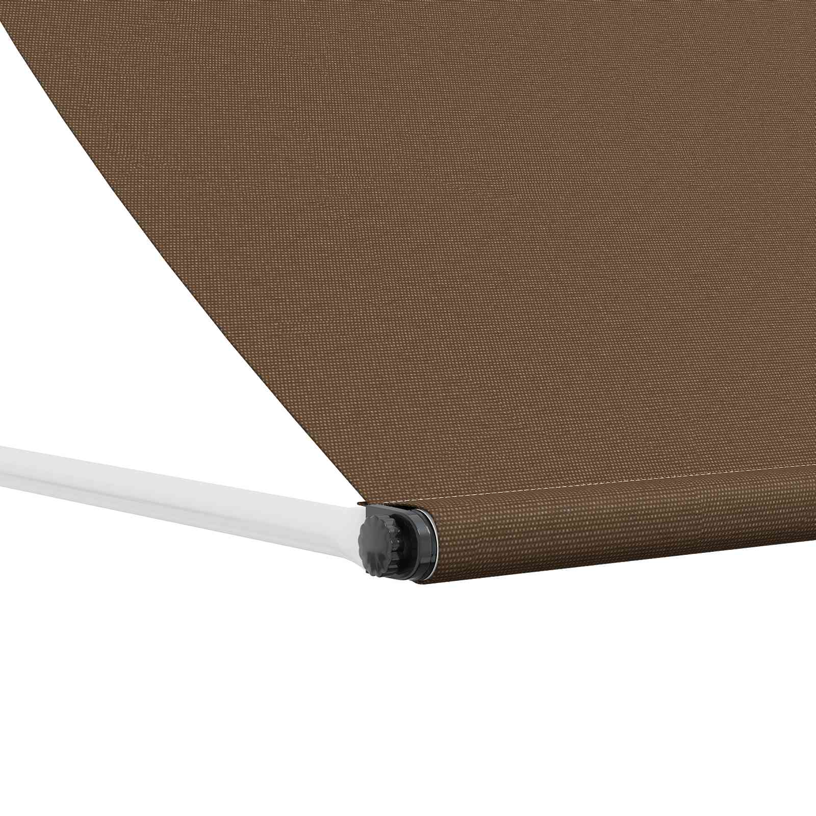 Einziehbare Markise 150×150 cm Blau und Weiß