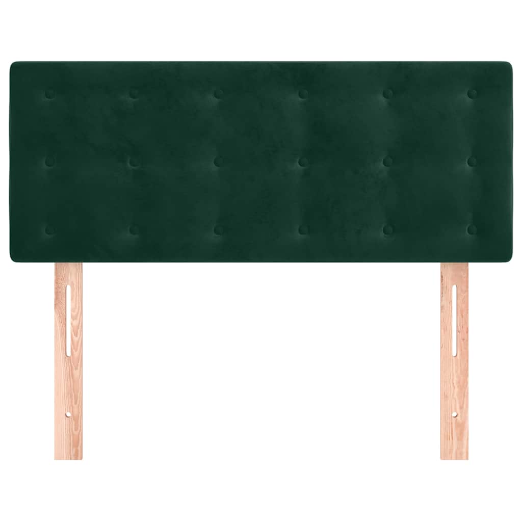 Kopfteil Hellgrau 80x5x118/128 cm Samt