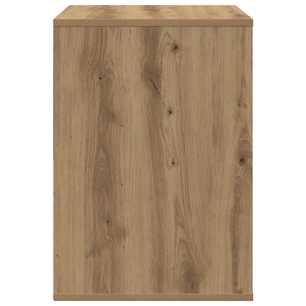 Schubladenschrank Schwarz Eichen-Optik 41 x 40 x 58 cm