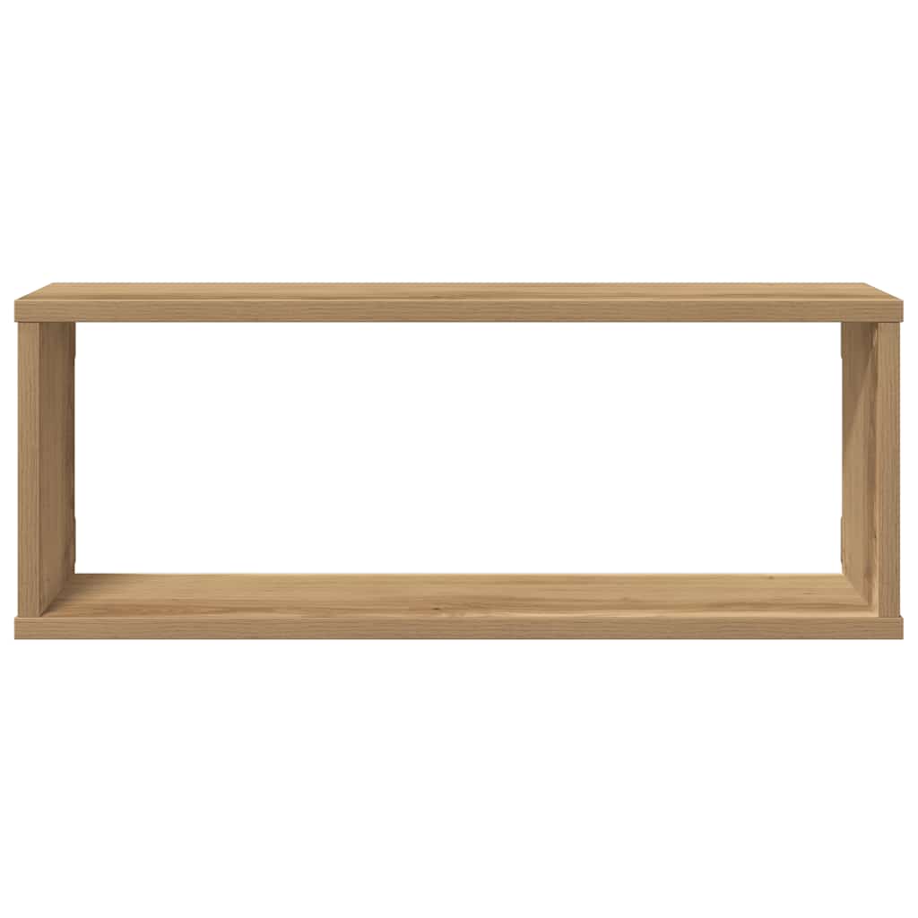 Würfelregale 2 Stk. Weiß 30x15x30 cm