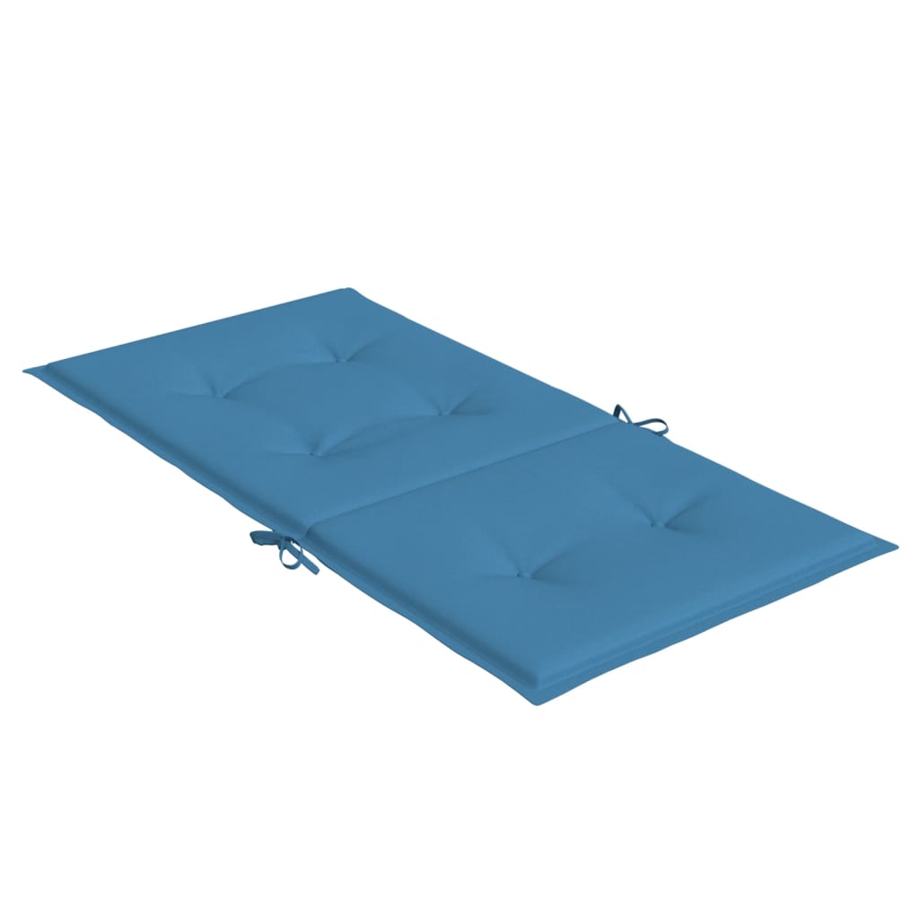 Niedriglehner-Auflagen 2 Stk Melange Anthrazit 100x50x7cm Stoff