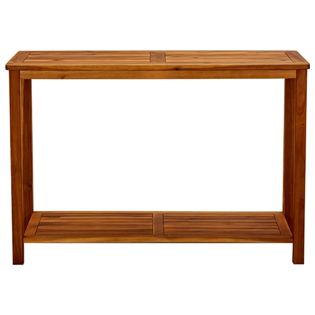 Gartenkonsole Tisch Helles Akazienholz 80 x 35 x 75 cm