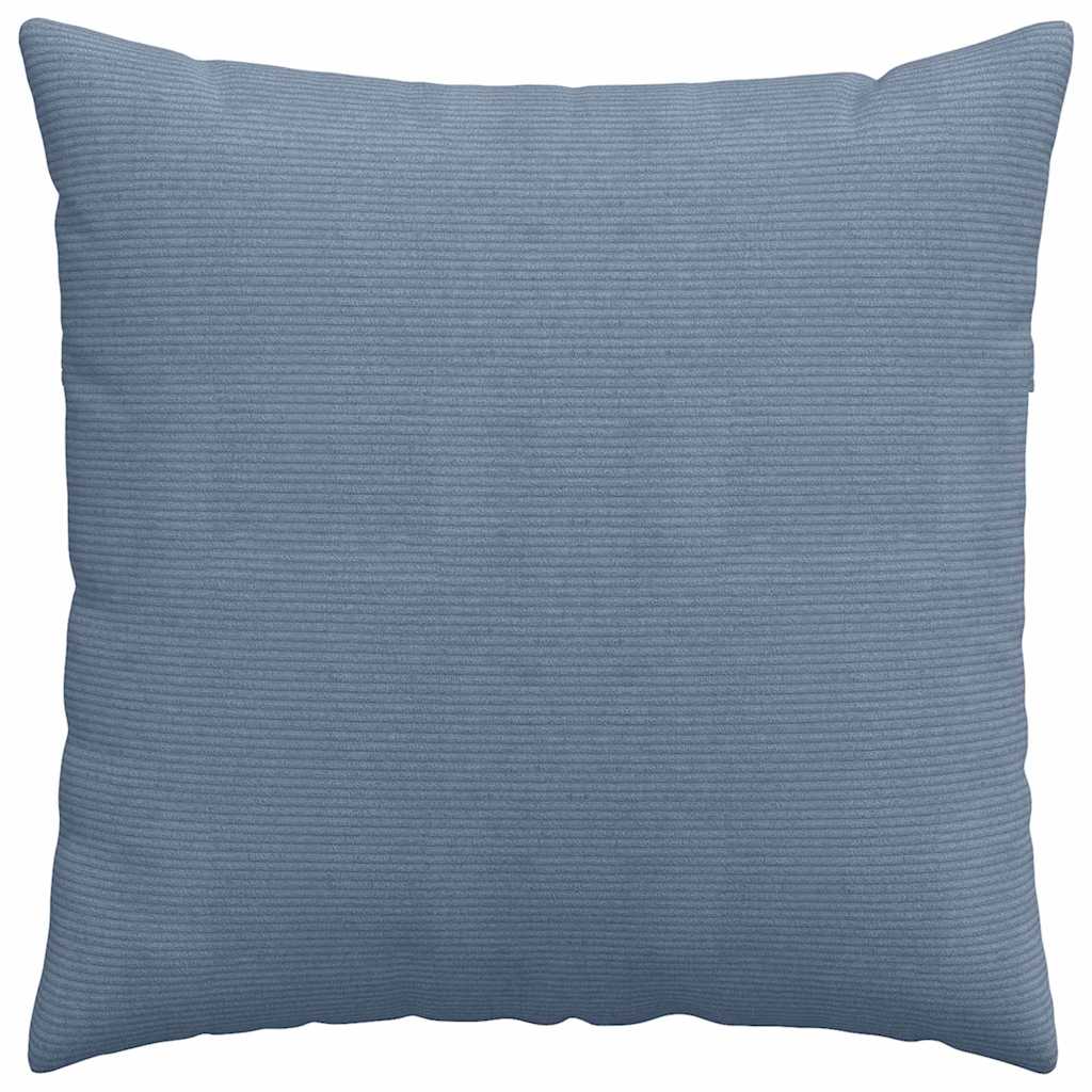 Sofakissen 2 Stück Hellgrau 50 x 30 cm Cordstoff