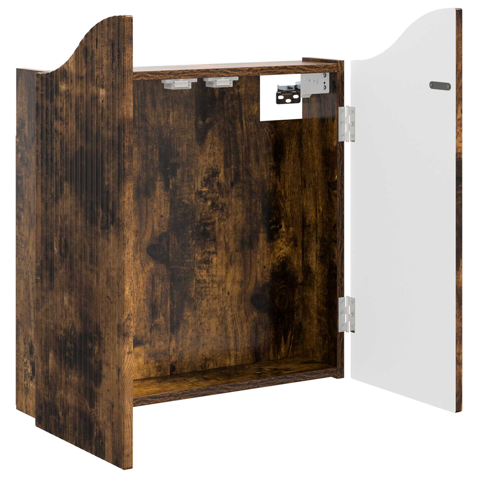 Dartboard Schrank Weiß 56 x 12 x 63 cm Holzwerkstoff