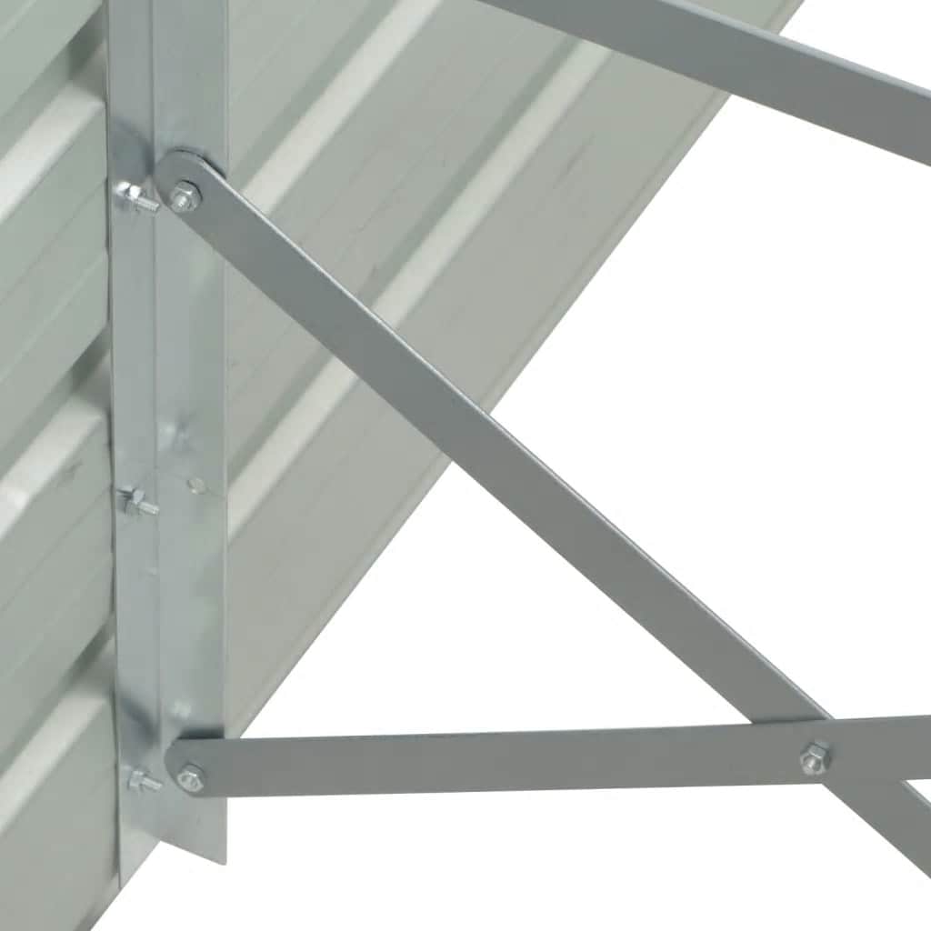 Hochbeet Anthrazit 160 x 80 x 77 cm Verzinkter Stahl