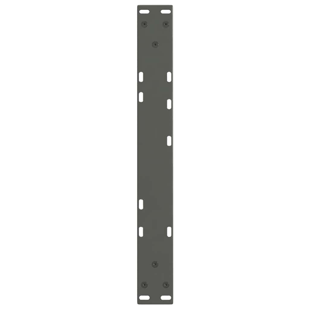 Couchtischbeine V-Form 2 Stück Schwarz 30x(30-31,3) cm Stahl