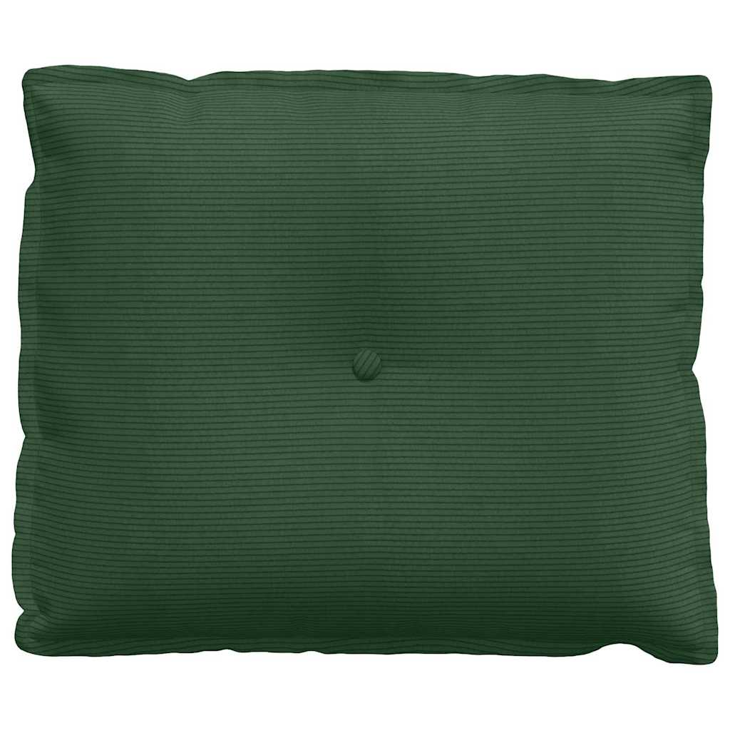 Rückenkissen Hellgrau 50 x 45 cm Cordstoff