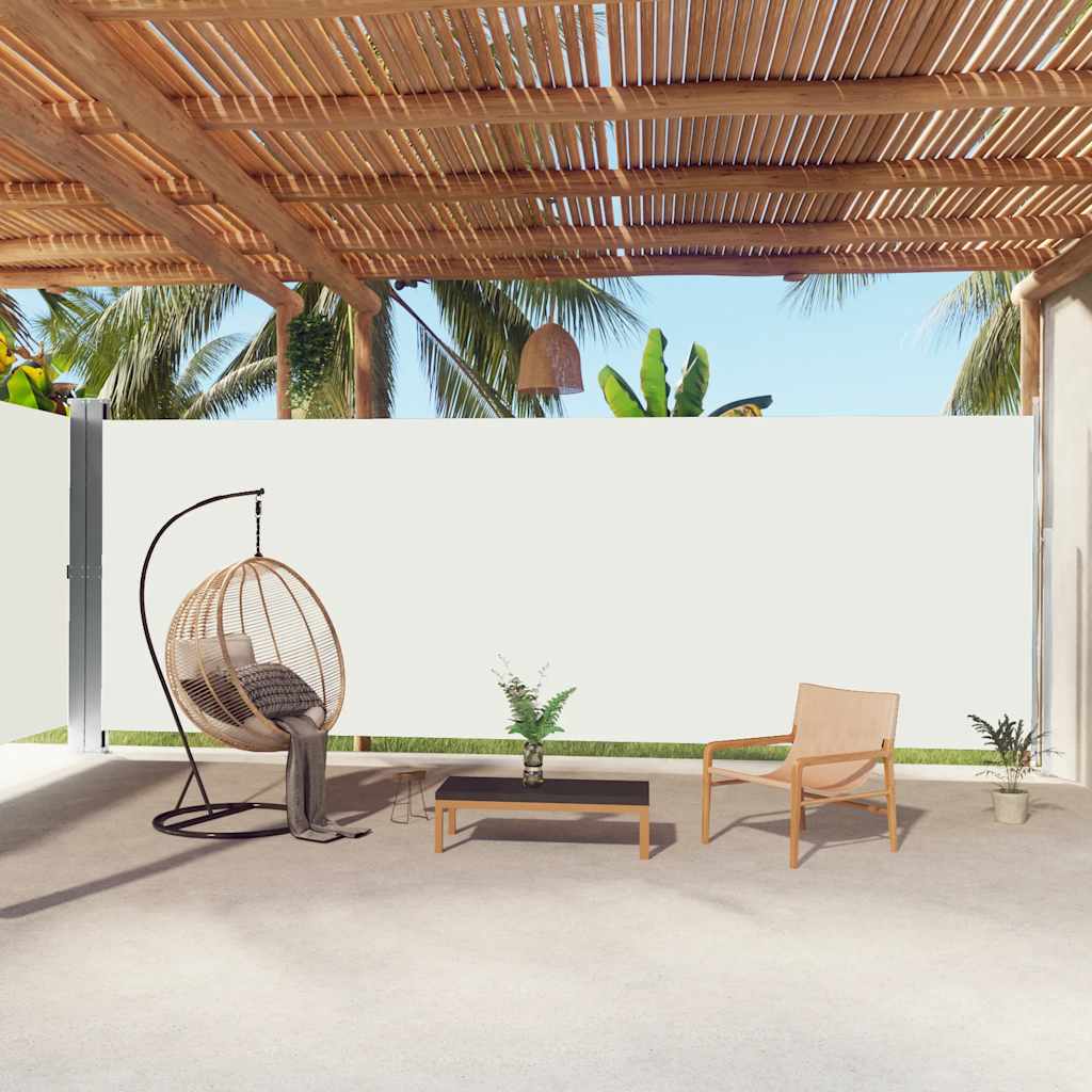Ausziehbare Seitenmarkise 160×600 cm Braun
