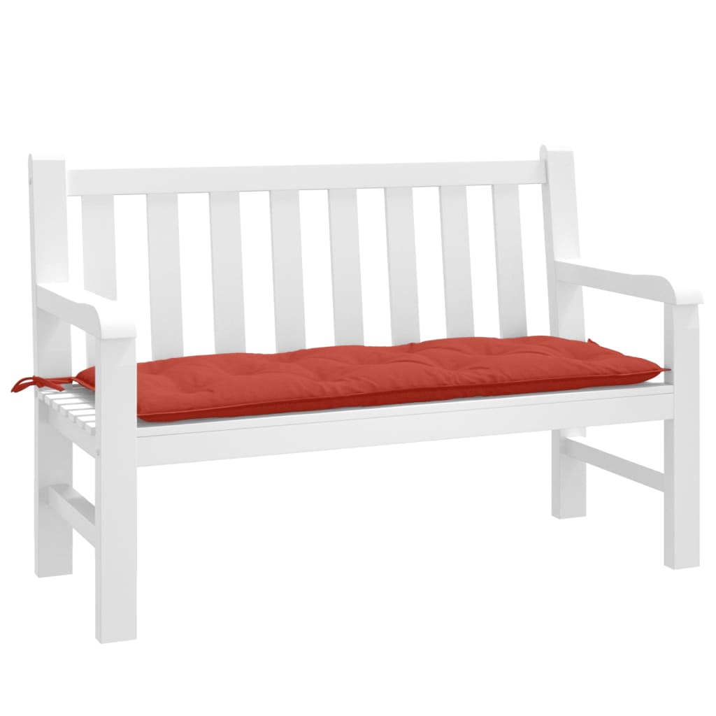 Gartenbank-Auflage Melange Anthrazit 100x50x7 cm Stoff