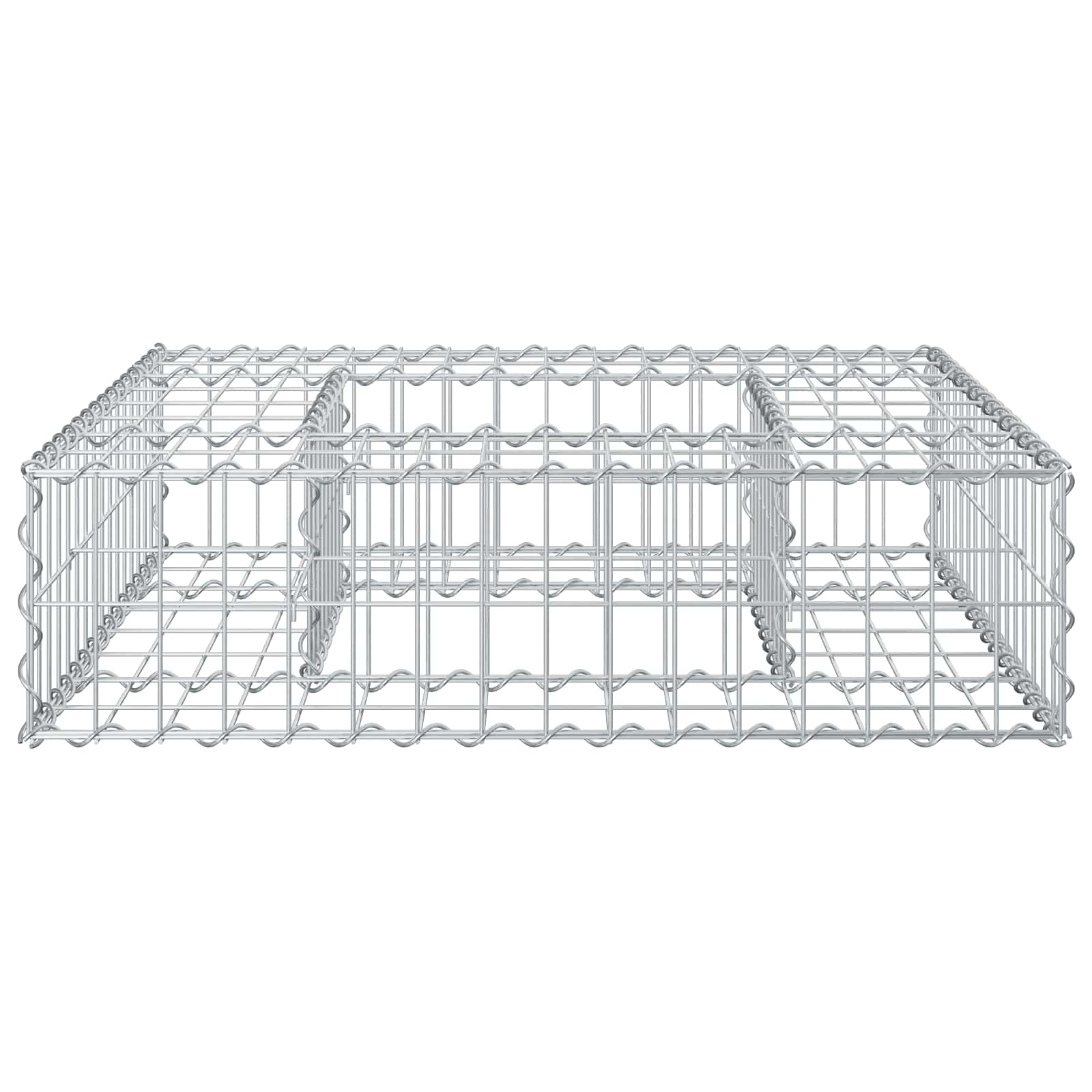 Gabionen Hochbeet Silber