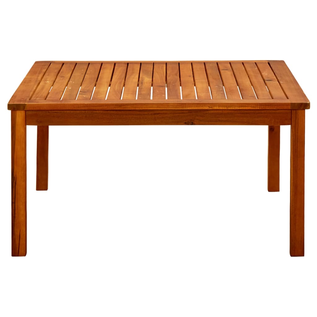 Couchtisch Helles Akazienholz 45 x 45 x 36 cm Massivholz Akazie