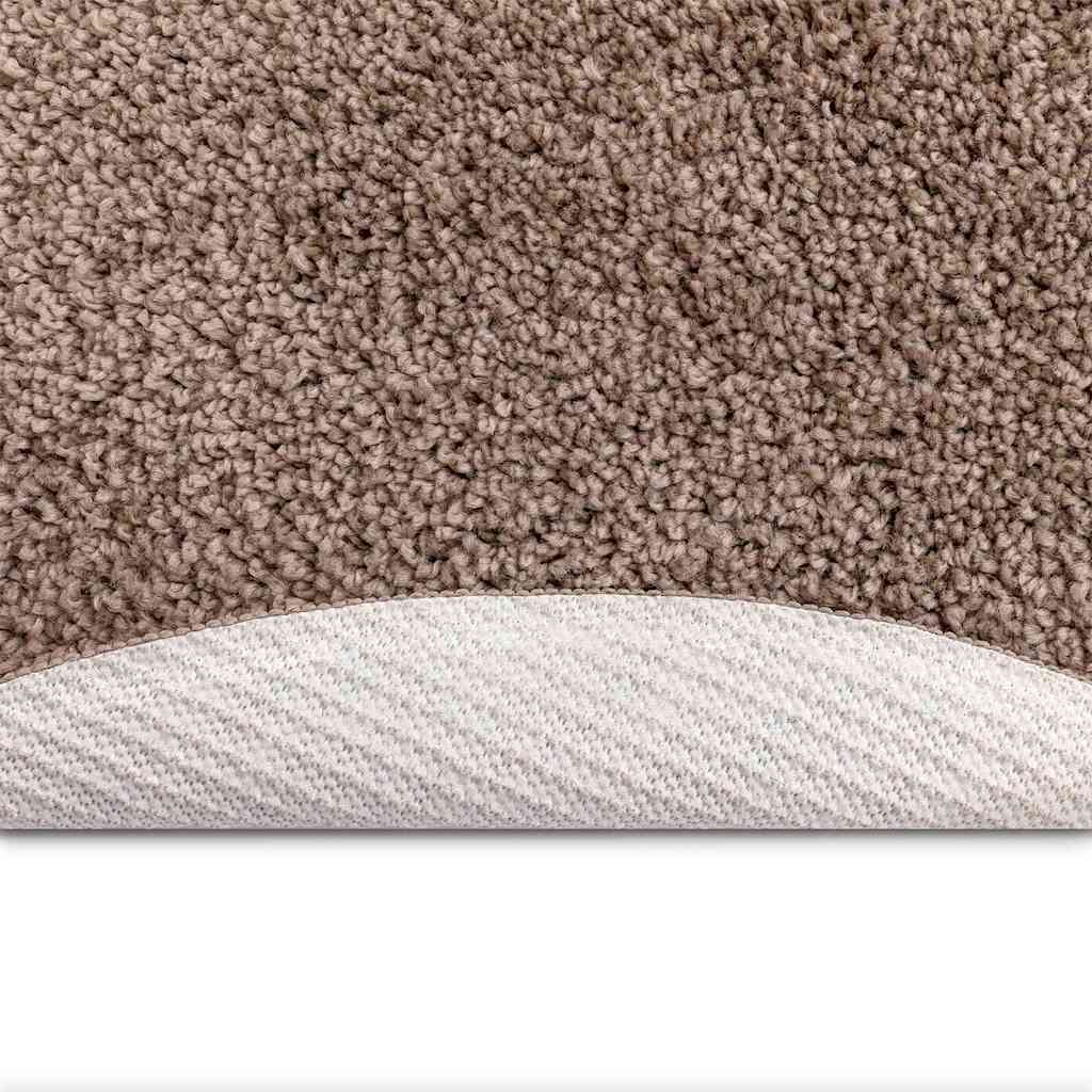 Anti-Rutsch Shaggy Teppich Dunkelgrau 200 x 200 cm PP