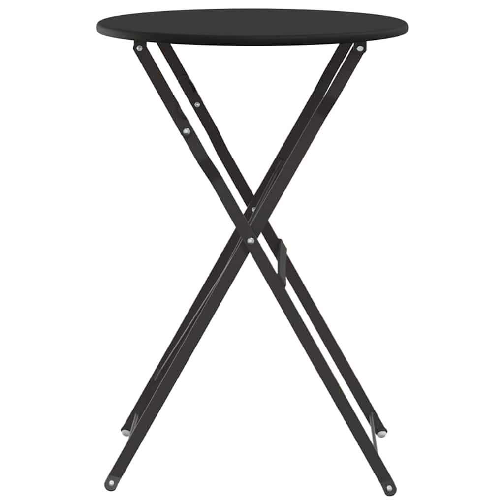 Bistrotisch Weiß Ø 50 x 71 cm Pulverbeschichteter Stahl