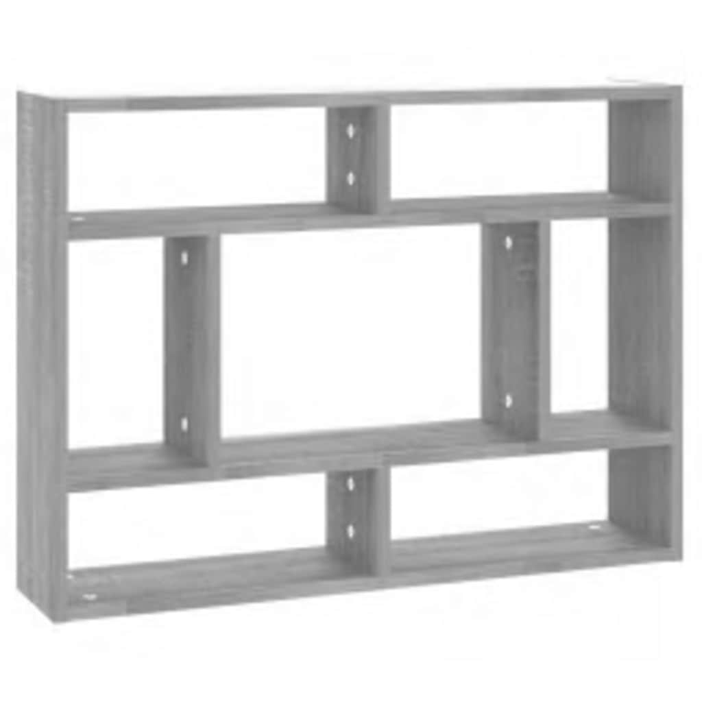 Wandregal Weiß 75x16x55 cm Holzwerkstoff