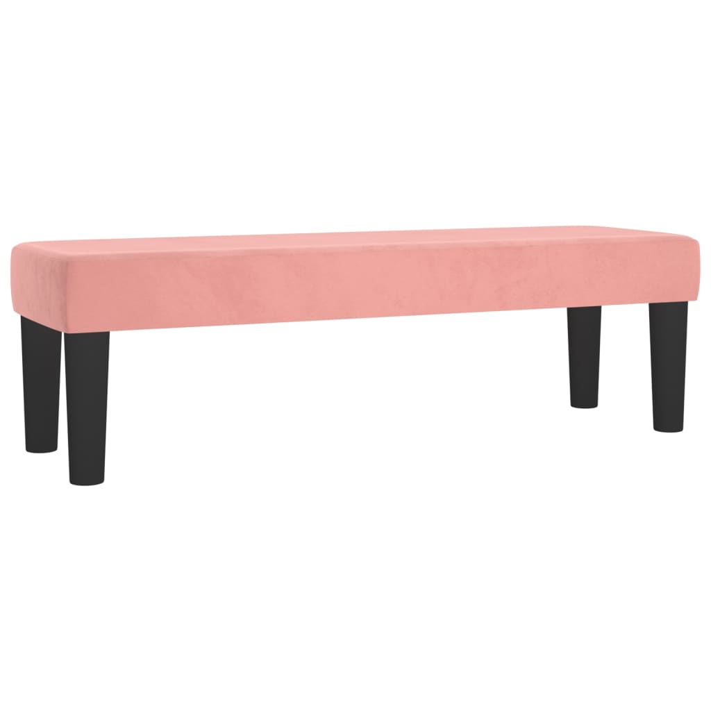 Sitzbank Hellgrau 70x30x30 cm Samt
