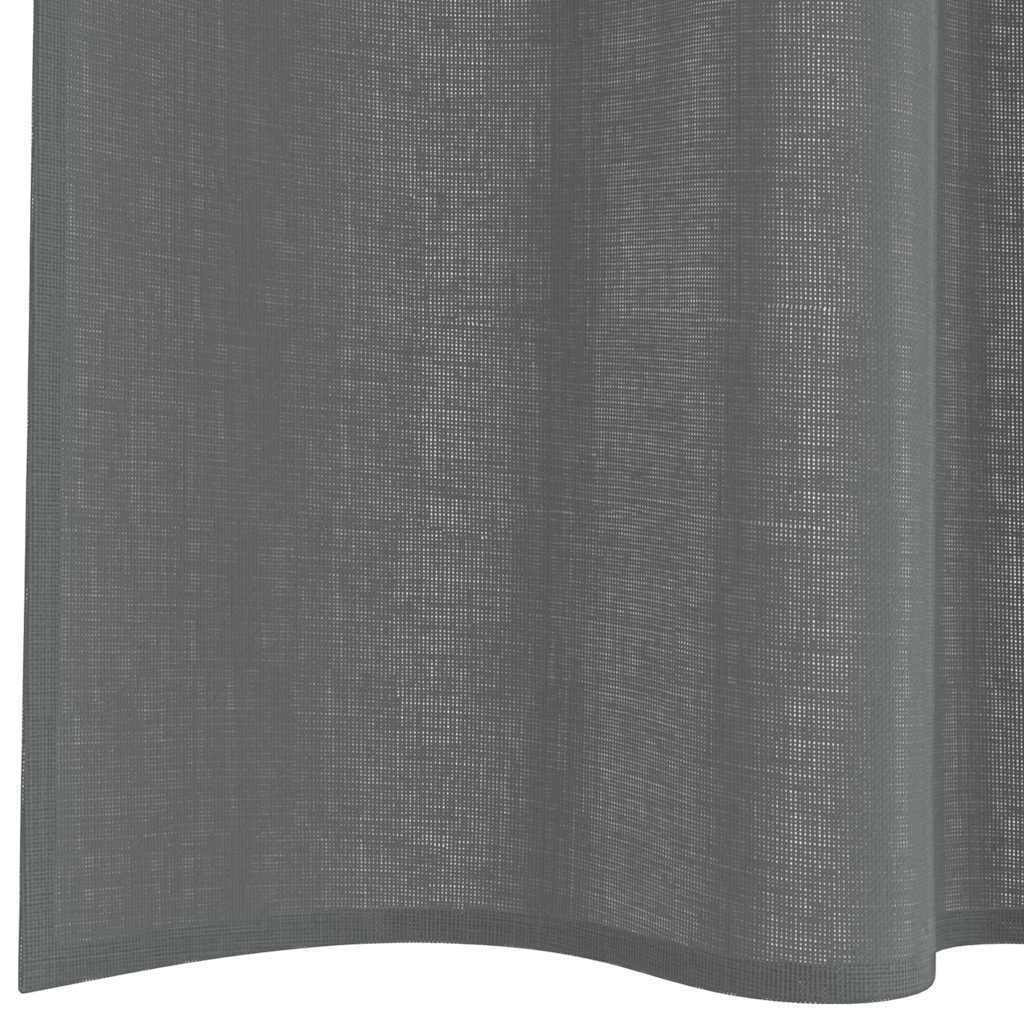 Voile Vorhänge mit Ösen 2 Stk. Apfelgrün 140x140 cm