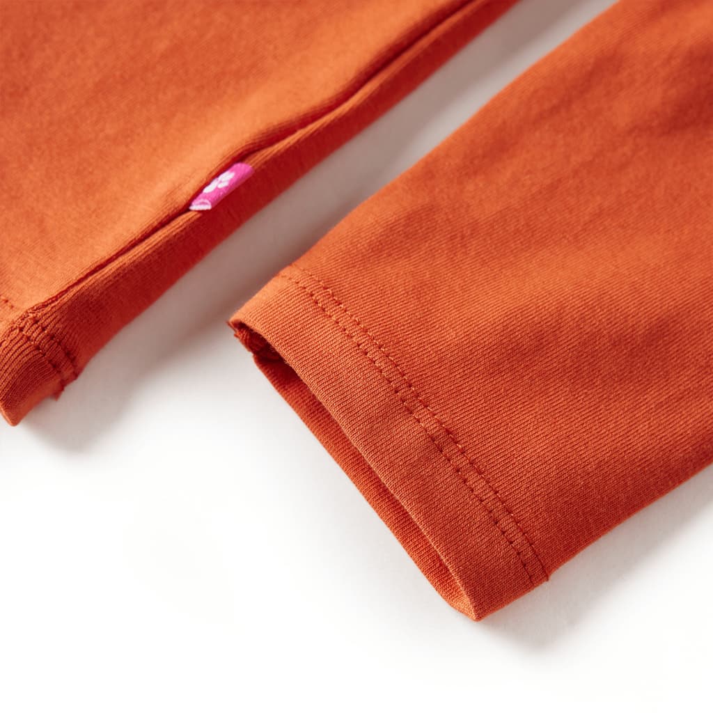 Kinder-Langarmshirt Altrosa 92