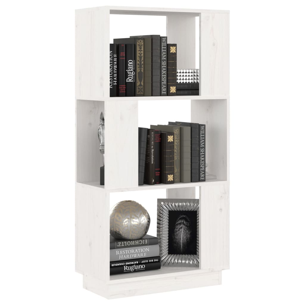 Bücherregal/Raumteiler 51x25x101 cm Massivholz Kiefer