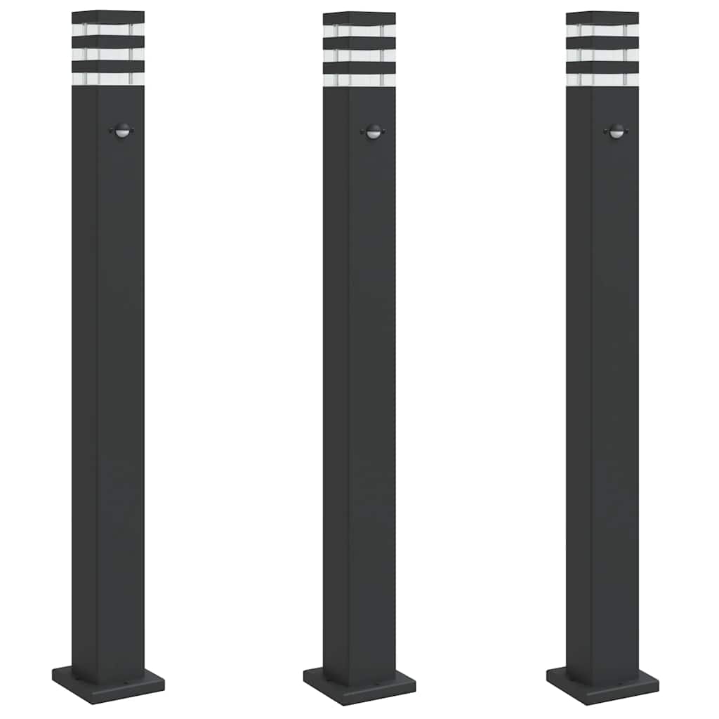 Wegeleuchte Schwarz 50 cm Aluminium