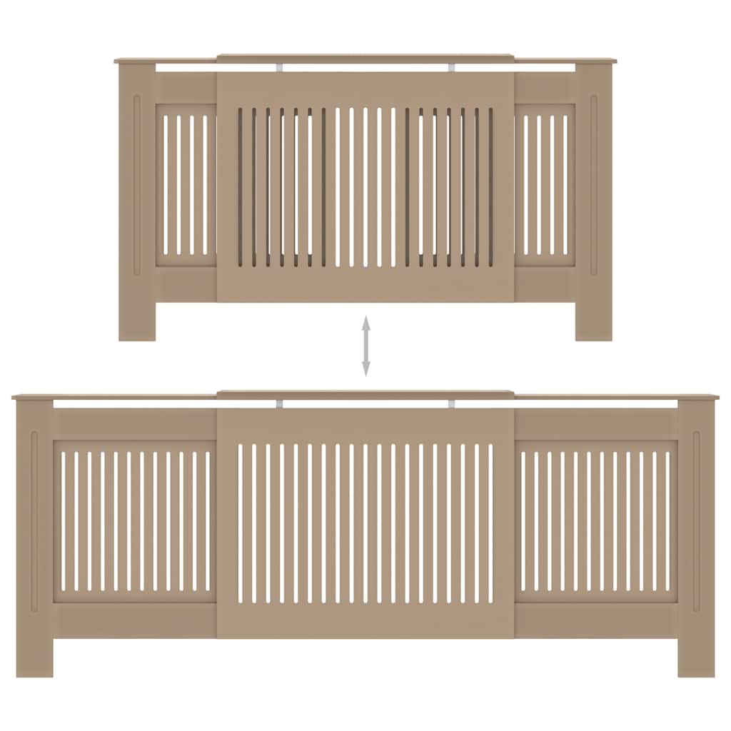 Holzwerkstoff Heizkörper-Abdeckung Heizkörperverkleidung 112 cm, weiß