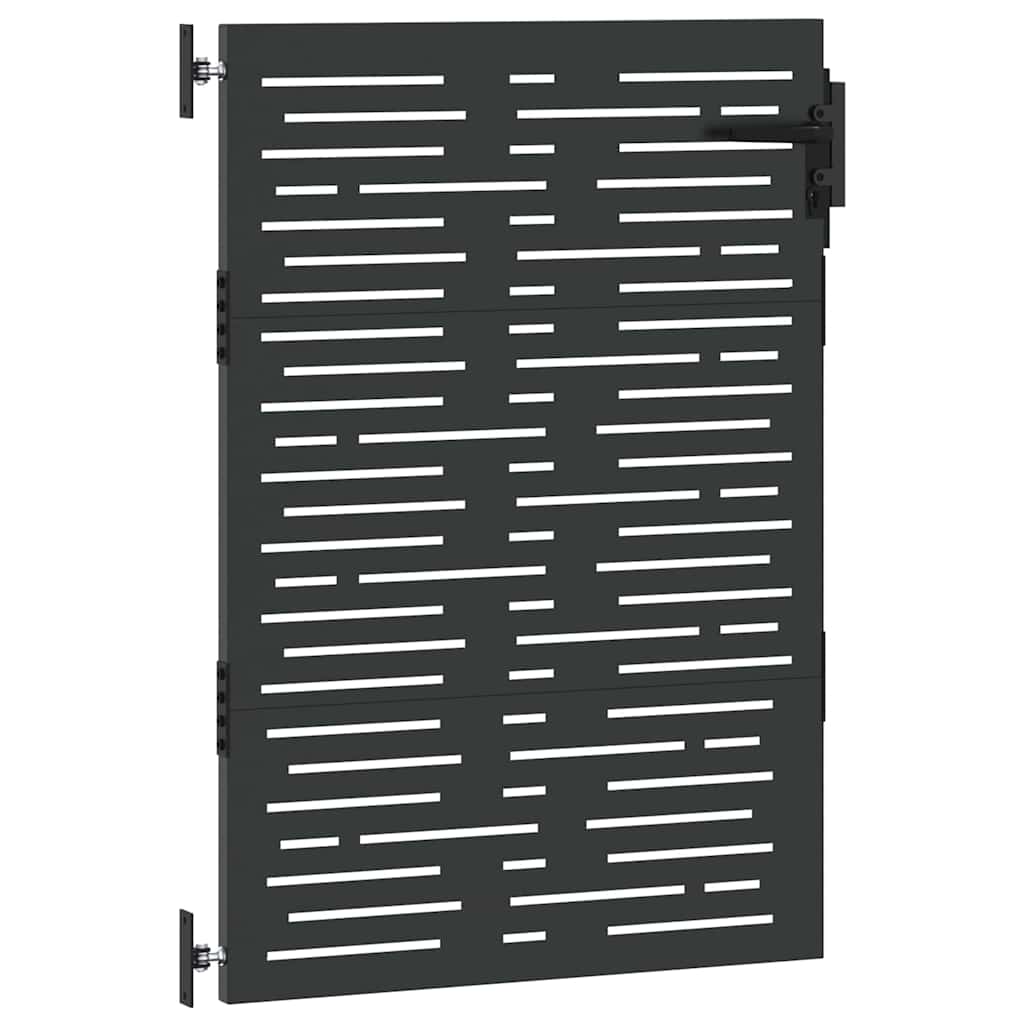 Gartentor 85x75 cm Cortenstahl Quadratisches Design
